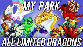 ALL LIMITED DRAGONS 2012 + MY PARK Merry XMAS DragonVale!