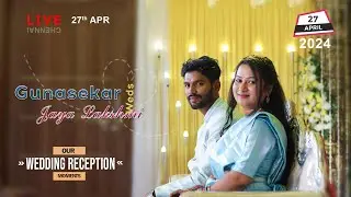 Gunasekar weds Jaya Lakshmi Wedding Reception Ceremony I LIVE I Chennai