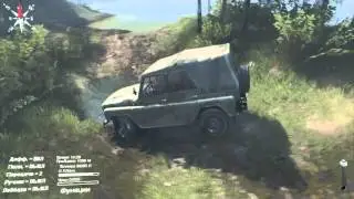 Тест драйв Spintires - УАЗ-469