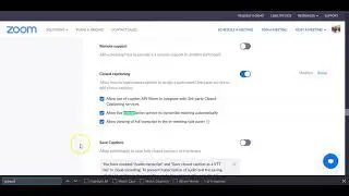 Live Transcription In Zoom