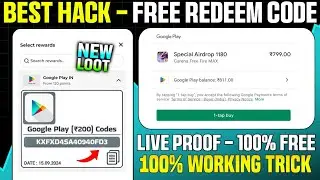 Best Hack - Free Google Play Redeem Code | Free Redeem Code | How To Get Free Redeem Code |