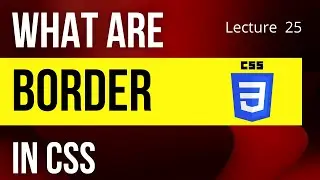What is Border in CSS | CSS tutorial | Web Development tutorial 2022