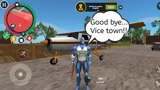 Rope hero left vice town because of police😭 // going to liberti city😞...