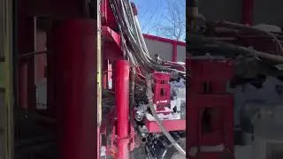 Nordic Drill, Dual Rotary putting steel casing into bedrock DRC-10-A