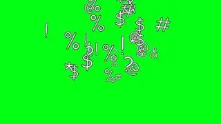 Letters Green Screen