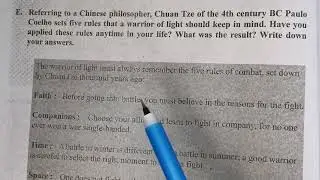 Five Rules of War set down by Chuan Tze