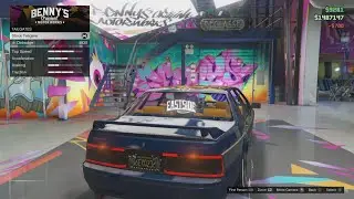 GTA 5 Online Benny's Customs - MODDING A LOWRIDER!!
