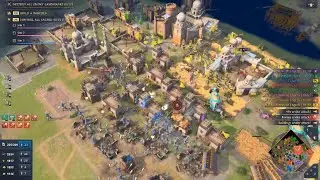 Age of Empires IV 4v4 against Hardest | Ridiculous | Outrageous AI (Game don't Crash)