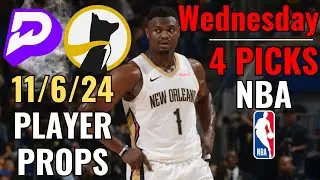 PRIZEPICKS UNDERDOG NBA WEDNESDAY 11/6 CORE PLAYER PROPS!!