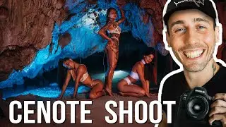 TULUM Cenote Photoshoot with 5 Models | Boudoir & Glamour Photography Workshop BTS