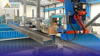 Kuka Robot Free-Teach H Beam Steel Cutting Solution