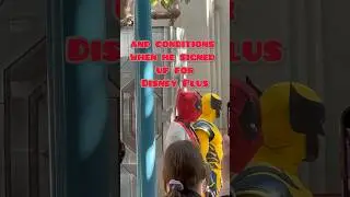 Deadpool made a Disney+ Joke 😂 😂 #deadpool #disneyland #disneyshows #marvel #shorts