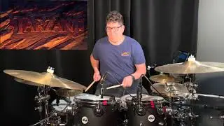 Disney Drum Cover Episode 5: Disney Drummer plays Two Worlds From Tarzan Drum Cover
