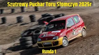 Szutrowy Puchar Toru Słomczyn 2025 Runda 1 Fiat Seicento Rafał Ochocki