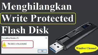 Menghilangkan Write Protected Pada Flash Disk