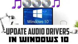 How to update the audio drivers in windows 10. No external installation .#funwithme