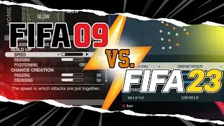 FIFA 09's Custom Tactics are Better than FIFA 23's