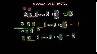 Modular Arithmetic | last digit , mods