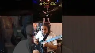 TNT- AC/DC solo cover #acdc #guitarsolo #shorts #rock