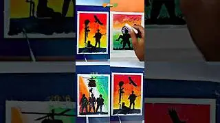 HAPPY INDEPENDENCE DAY 🇮🇳🇮🇳 / Indian Army Drawing / #art #drawing #shorts #indianarmy