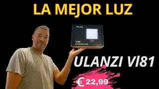 LA MEJOR  LUZ LED  👉  ULANZI  Vl81 PARA VIDEO & FOTO