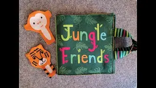 Jungle Friends Fabric Book