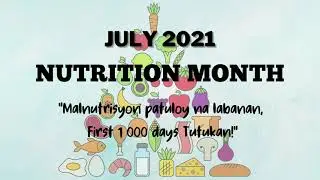 July is Nutrition Month #canvamade #canvalover #canva
