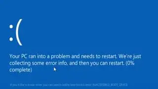 Your pc ran into a problem and needs to restart - how to fix in windows 10