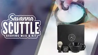 Savanna Scuttle Shaving Mug & Kit | Barber-Like Hot Shave At Home