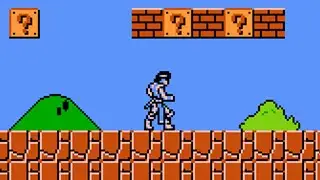 Super Mario Bros. Crossover - Castlevania as Richter Belmont (PC) - Gameplay