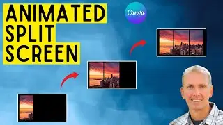 How to Create an Animated Split Screen in Canva | STEP BY STEP
