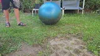 exercise ball popping