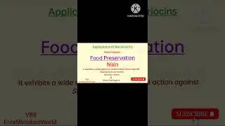 Nisin @EnteMicrobialWorld #microbiology #microbes #bacteria #shortsfeed #education #shot #short