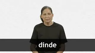 How to pronounce DINDE in French