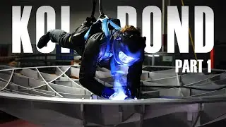 Welding a Custom Aluminum Fountain | Koi Pond Pt 1