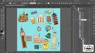 Organizing Objects in Layers in Illustrator | Adobe Illustrator in Urdu-Hindi