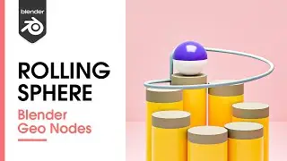 Blender 3.0 - Rolling Sphere loop animation using Geometry Nodes (TUTORIAL)