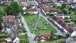 The Aldbourne Band Live on The Green, Aldbourne. Playing Pater Noster & There May Be Trouble Ahead
