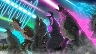Evolution of Godzilla's Atomic Breath : Comparison | Evolved Godzilla, Minus One, Shin,  Zilla Jr