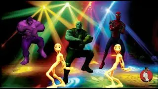 Learning Color With Hulk, Spiderman, Thanos and Alien