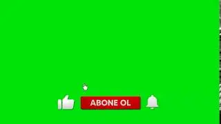 Abone ol efekti green screen açıklamayı oku
