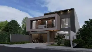 House minimalist modern 14.00 x 16.50 meter | Casa minimalista moderna