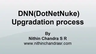 How to upgrade DNN(DotNetNuke) 7.0 - Tutorial
