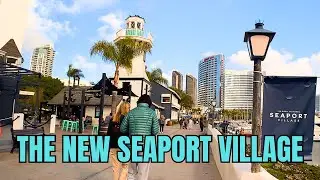 Discover The New Seaport Village in San Diego - A Cinematic Stroll: in 8K