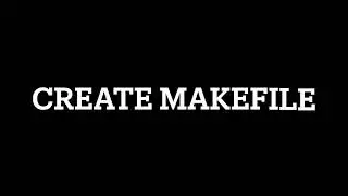 Quick tutorial on create a Makefile for C code