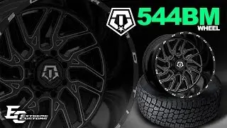 22x14 TIS 544 BM Wheels - 37