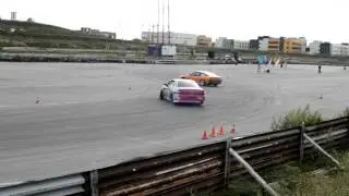 дрифт колонной авария 2