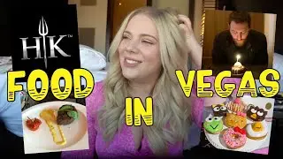 Trying the BEST Food in Vegas! Hell’s Kitchen, Hello Kitty Cafe + Gambling! (Las Vegas Vlog)