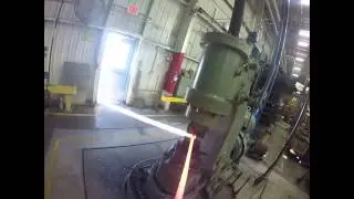 Albert Paley Forging November 2014 (helmet cam)