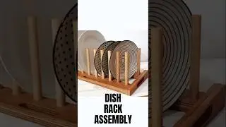Portable Dish Rack Assembly - DIY #dishrack #diyprojects #plywoodwork
